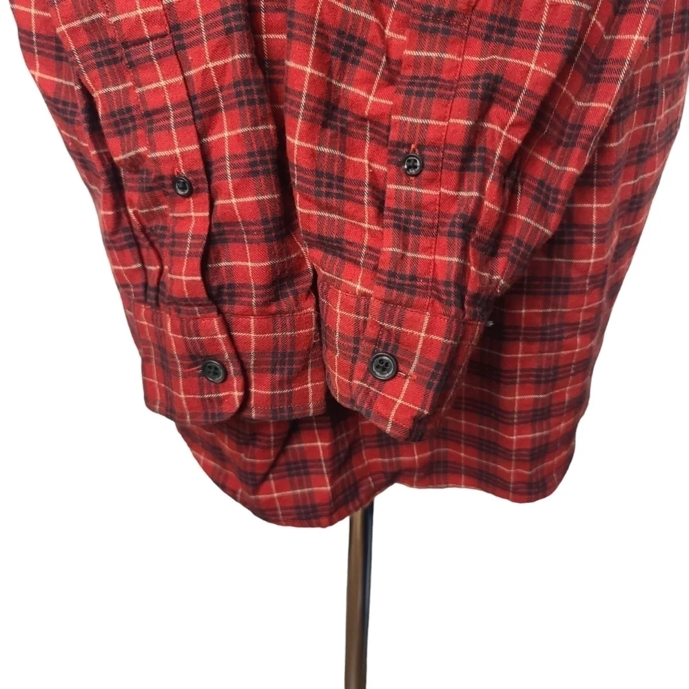 J. Crew Plaid Button Down Long Sleeve Shirt Men's M